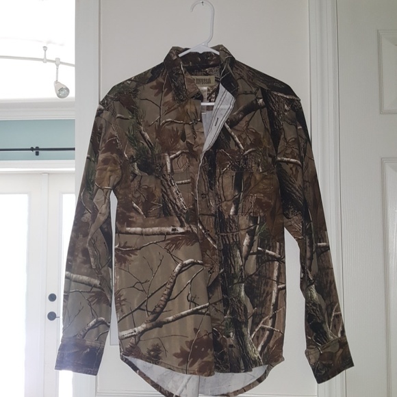 Camo button up - Picture 1 of 2